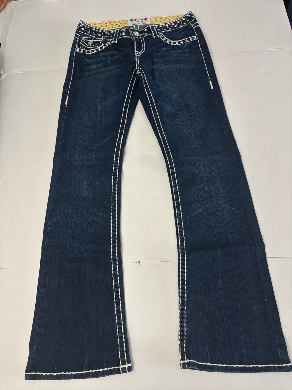 Sugar Factory Bootcut Jeans Size 28 inseam 31” low rise